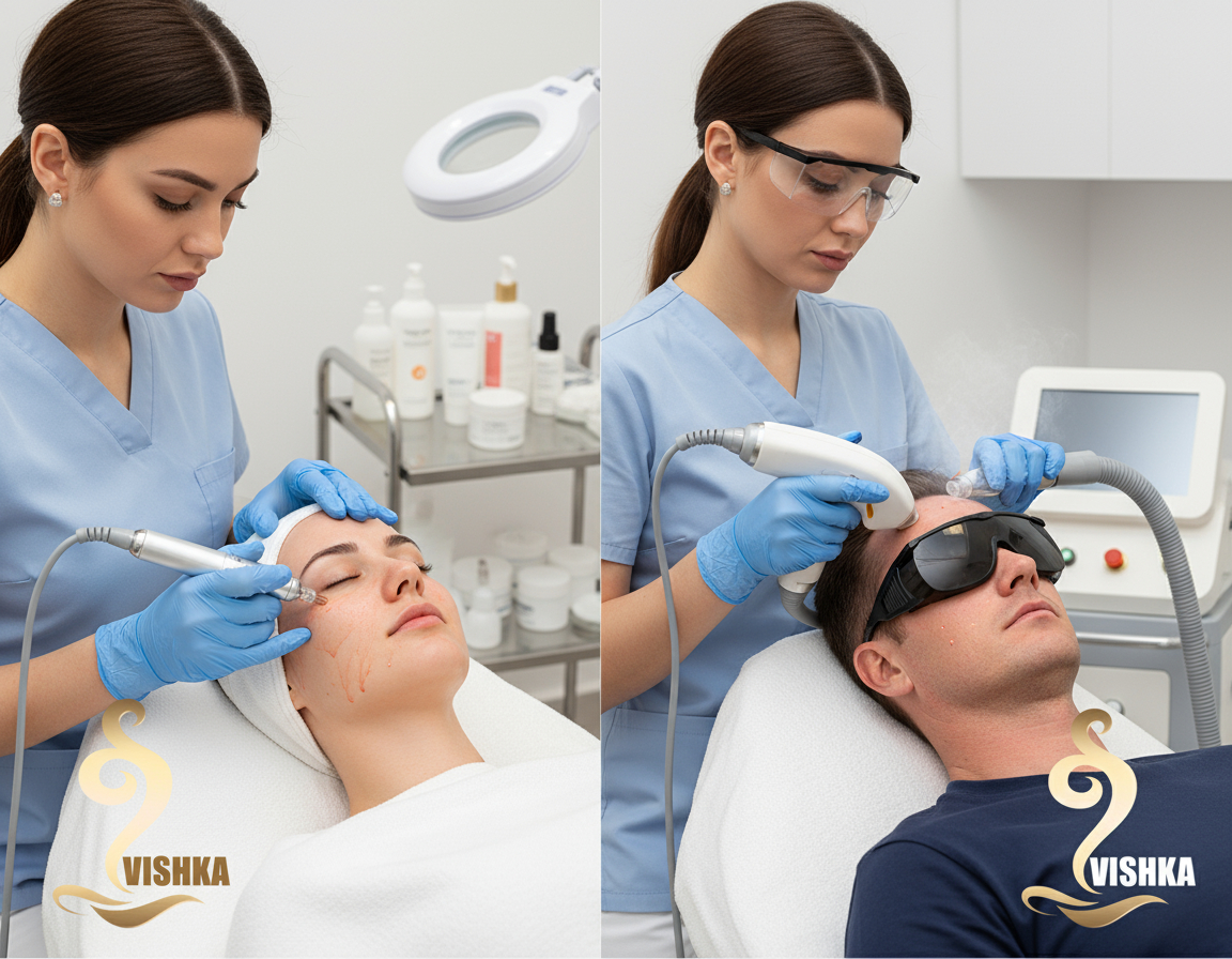 Microneedling vs Laser Resurfacing – Which One Is Better for You?